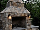 Outdoor Kitchen & Fireplace