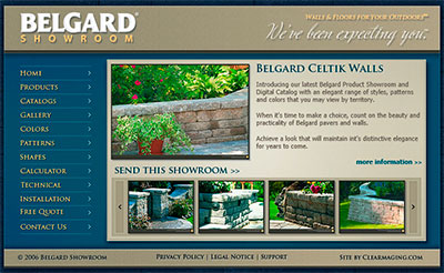 Belgard Celtik Wall Showroom